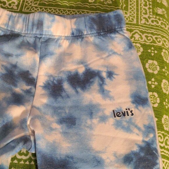 Levi's blue tie dye 2 piece‎ matching sweat suit size 10/12 - Picture 7 of 8